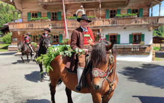 Antlassritt am Peternhof in Klausen bei Kirchberg in Tirol