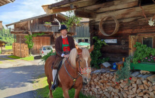 Antlassritt am Peternhof in Klausen bei Kirchberg in Tirol